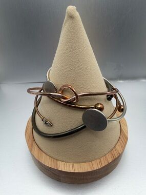 Lot of 5 adjustable metal bracelets